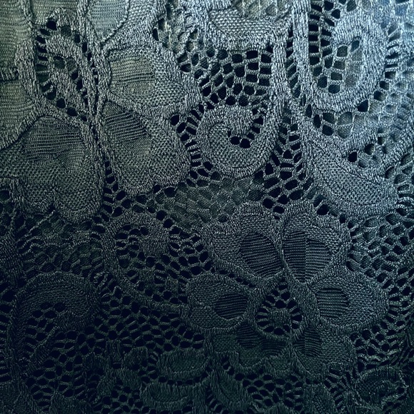 Ambiance Black Lace Cutout Sleeve Dress - Picture 3 of 3